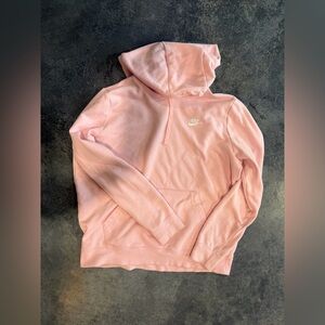 Pink Nike hoodie